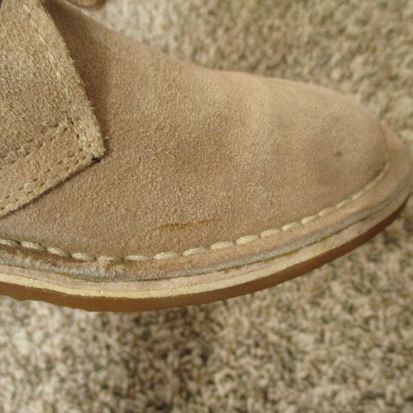 Bata Safari Chukka Boots‎ Suede Leather Men's 5 Tan Lace Up - Picture 15 of 16